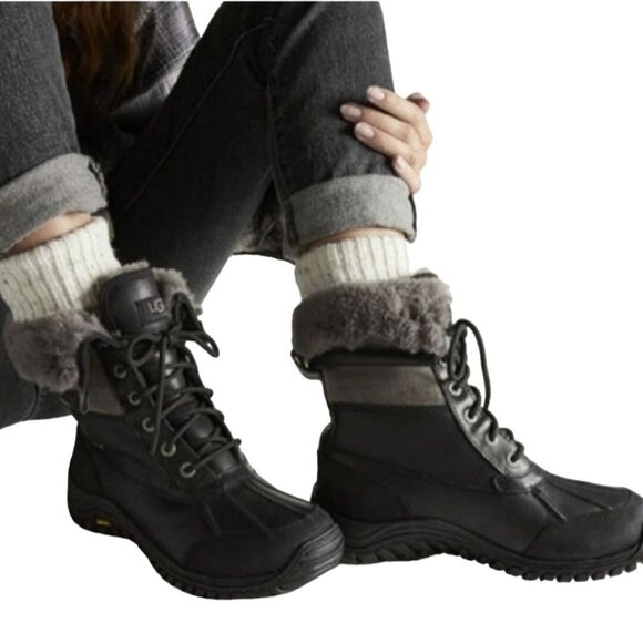 UGG Boots 9 Adirondack III Waterproof Winter Snow Sheepskin Fur Leather Outdoor - Picture 7 of 14